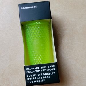 Starbucks glow in the dark keychain